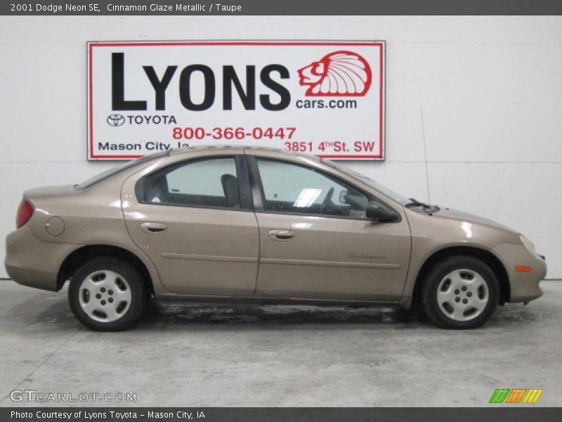 Cinnamon Glaze Metallic / Taupe 2001 Dodge Neon SE