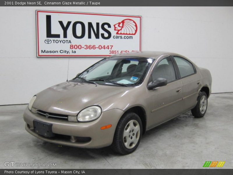 Cinnamon Glaze Metallic / Taupe 2001 Dodge Neon SE