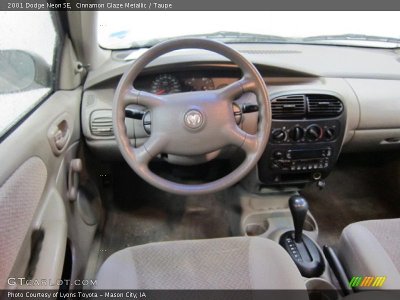 Cinnamon Glaze Metallic / Taupe 2001 Dodge Neon SE