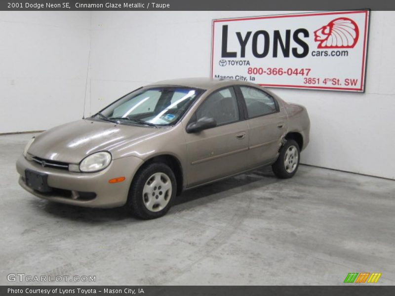 Cinnamon Glaze Metallic / Taupe 2001 Dodge Neon SE