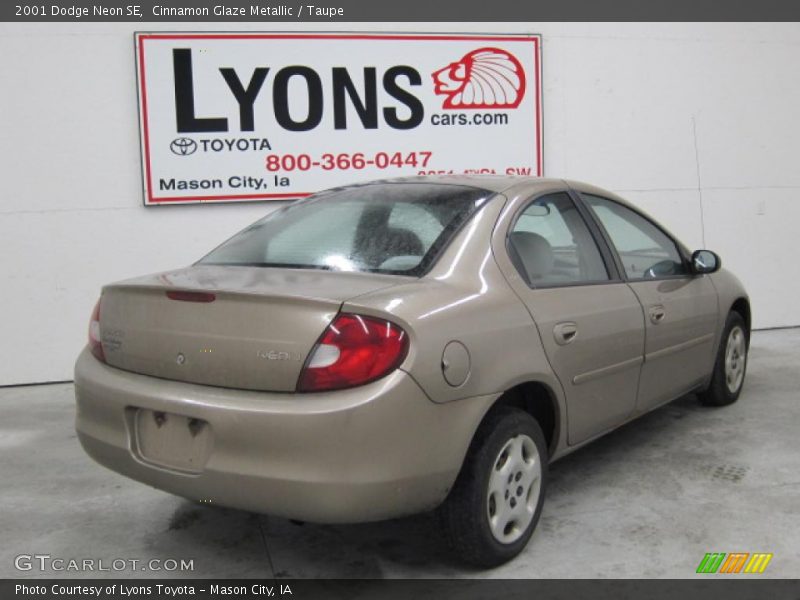 Cinnamon Glaze Metallic / Taupe 2001 Dodge Neon SE