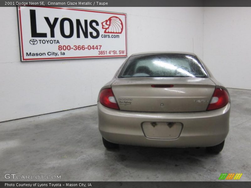 Cinnamon Glaze Metallic / Taupe 2001 Dodge Neon SE