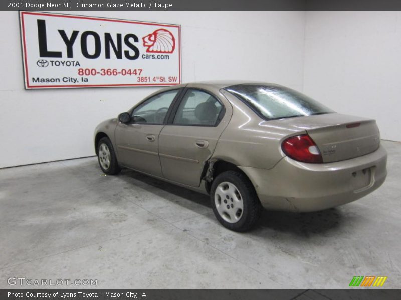 Cinnamon Glaze Metallic / Taupe 2001 Dodge Neon SE