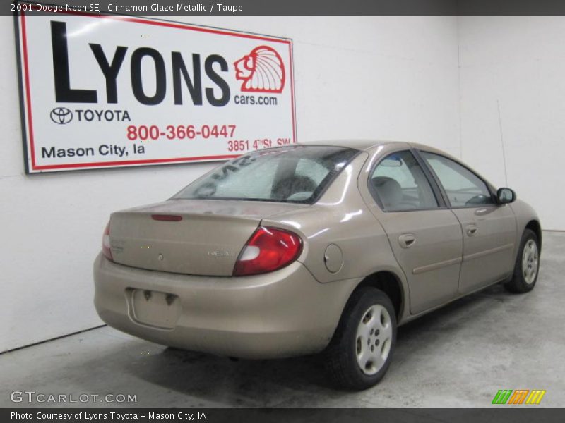 Cinnamon Glaze Metallic / Taupe 2001 Dodge Neon SE