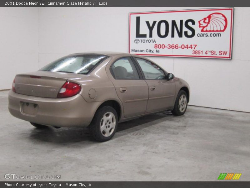 Cinnamon Glaze Metallic / Taupe 2001 Dodge Neon SE