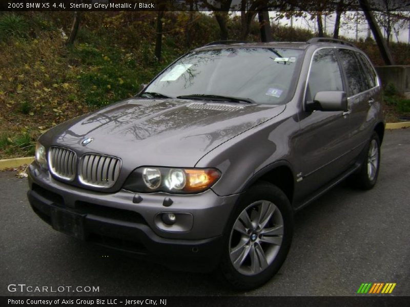 Sterling Grey Metallic / Black 2005 BMW X5 4.4i
