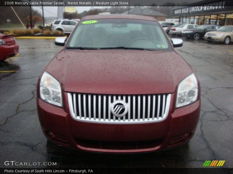 Merlot Metallic / Medium Light Stone 2008 Mercury Sable Premier Sedan