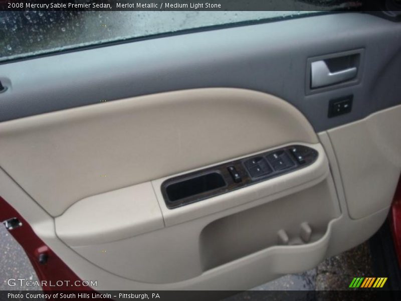 Merlot Metallic / Medium Light Stone 2008 Mercury Sable Premier Sedan