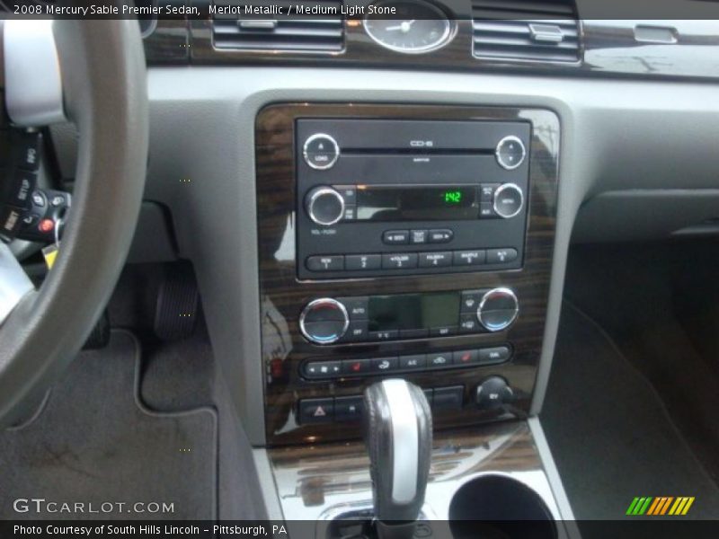 Merlot Metallic / Medium Light Stone 2008 Mercury Sable Premier Sedan