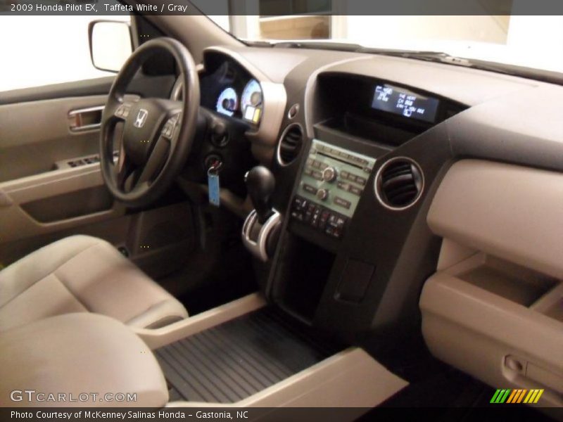 Taffeta White / Gray 2009 Honda Pilot EX