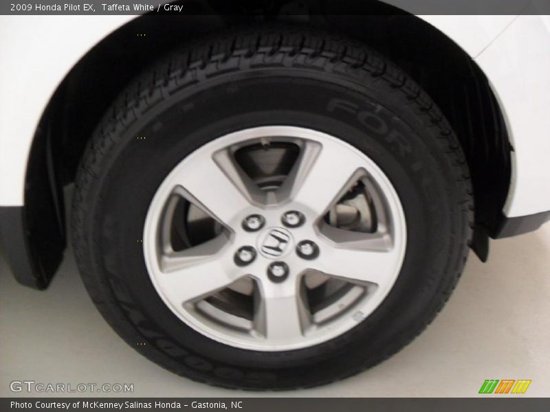 Taffeta White / Gray 2009 Honda Pilot EX