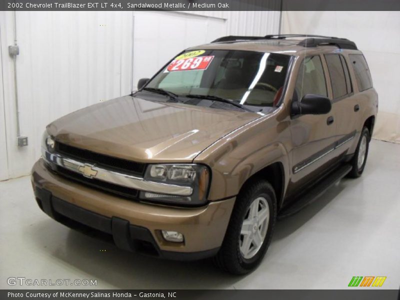 Sandalwood Metallic / Medium Oak 2002 Chevrolet TrailBlazer EXT LT 4x4