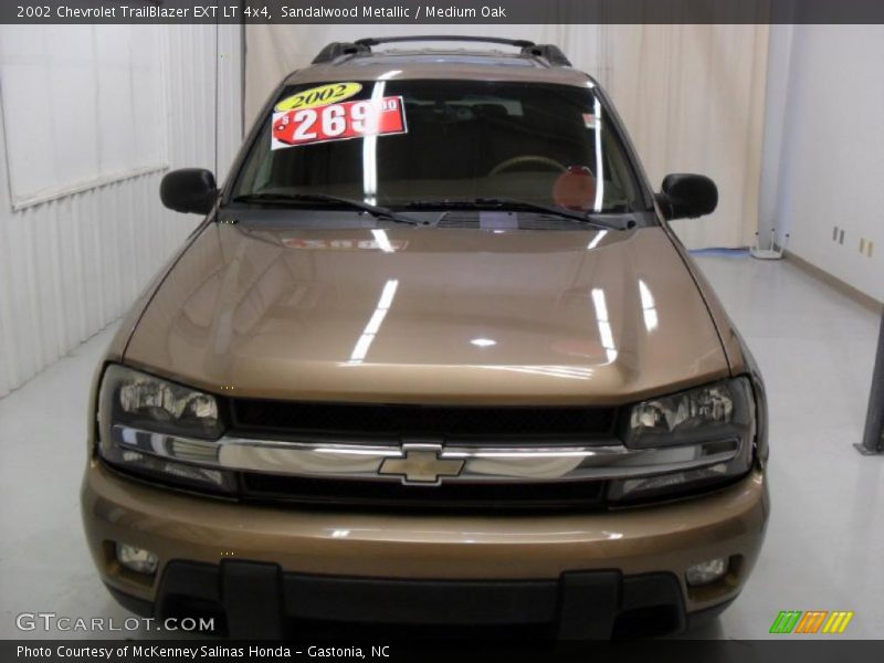 Sandalwood Metallic / Medium Oak 2002 Chevrolet TrailBlazer EXT LT 4x4