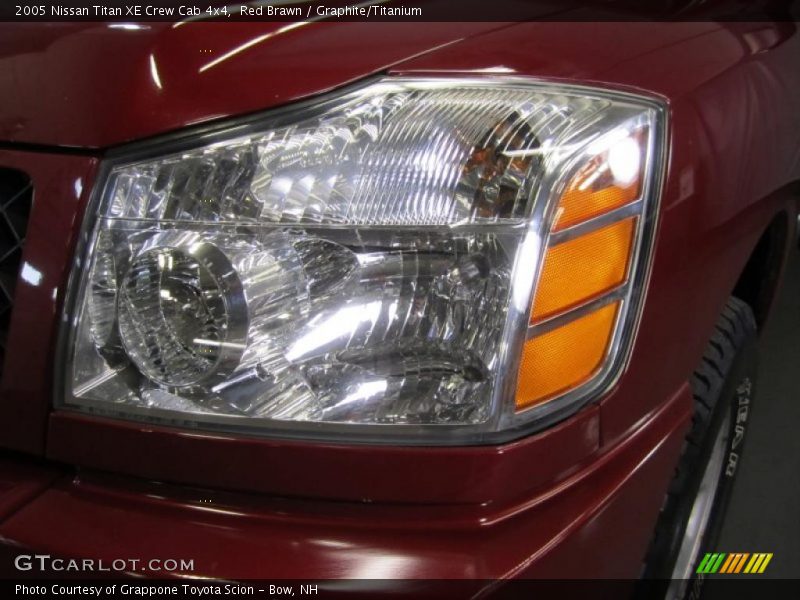 Red Brawn / Graphite/Titanium 2005 Nissan Titan XE Crew Cab 4x4
