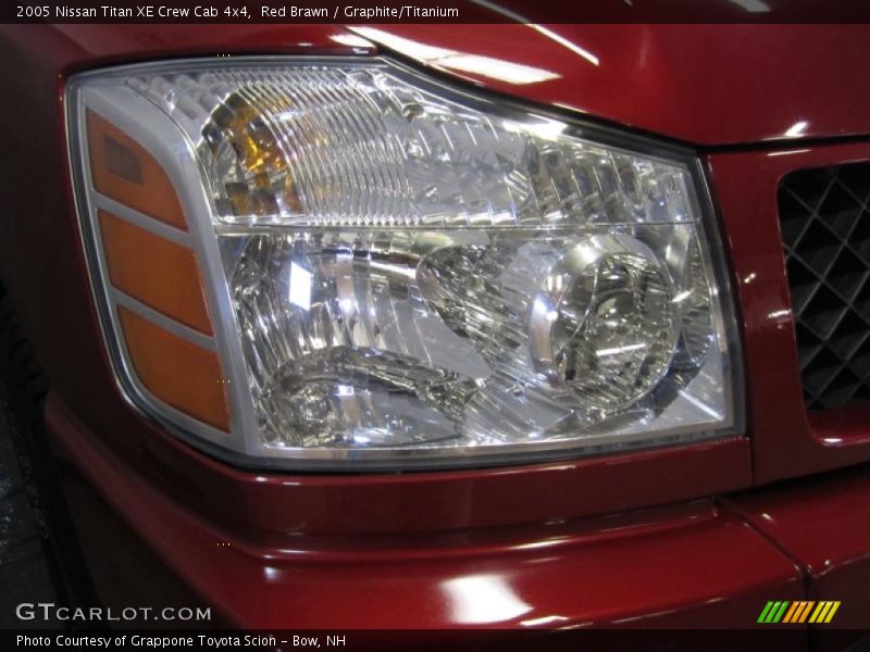 Red Brawn / Graphite/Titanium 2005 Nissan Titan XE Crew Cab 4x4