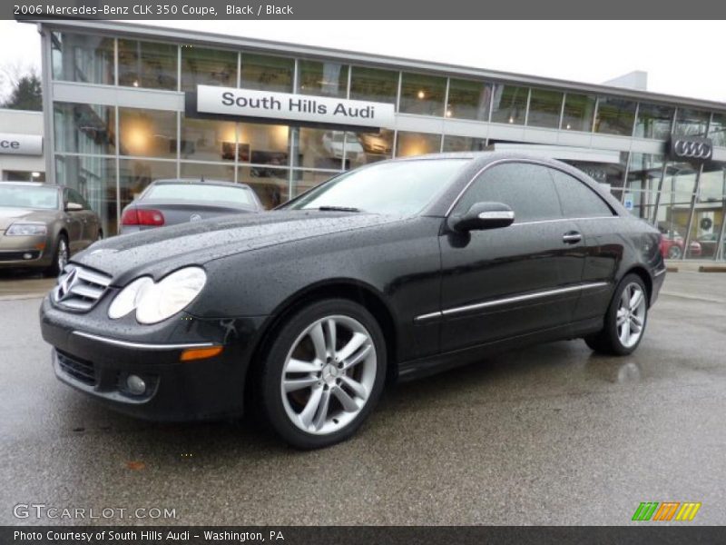 Black / Black 2006 Mercedes-Benz CLK 350 Coupe