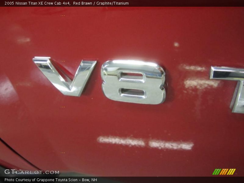 Red Brawn / Graphite/Titanium 2005 Nissan Titan XE Crew Cab 4x4