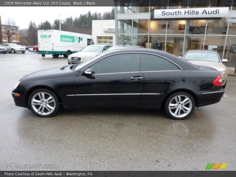 Black / Black 2006 Mercedes-Benz CLK 350 Coupe