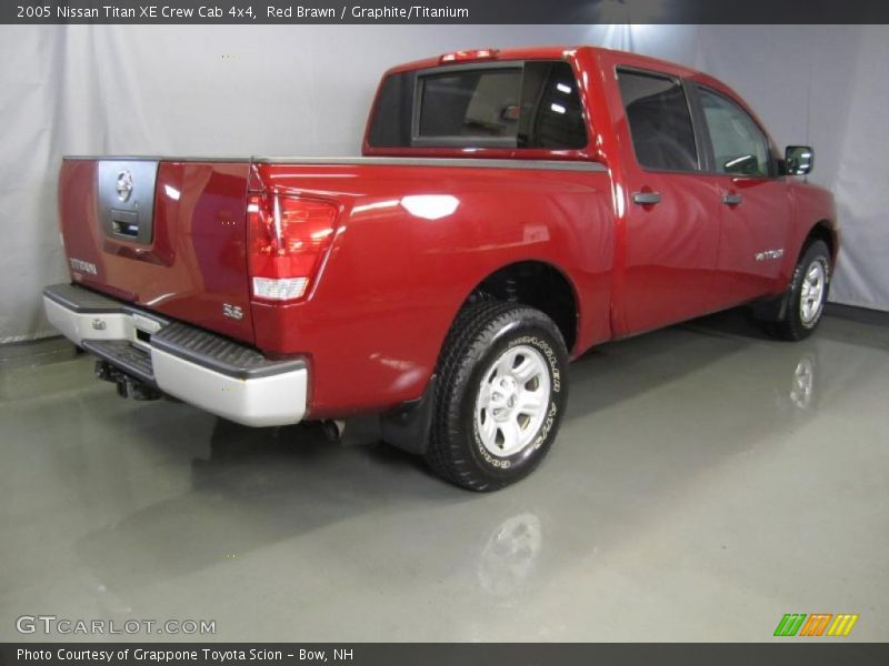 Red Brawn / Graphite/Titanium 2005 Nissan Titan XE Crew Cab 4x4