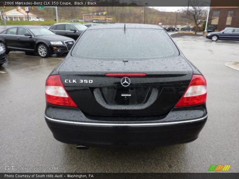Black / Black 2006 Mercedes-Benz CLK 350 Coupe