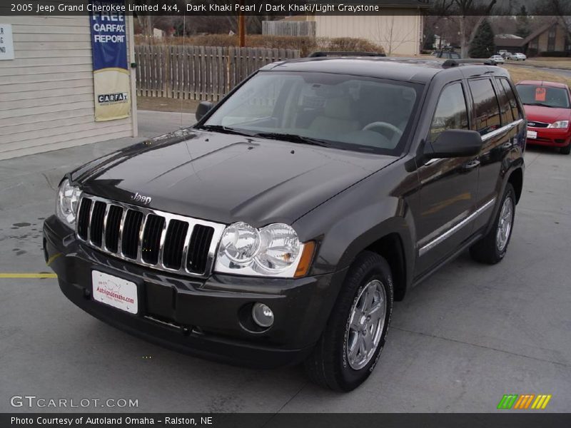 Dark Khaki Pearl / Dark Khaki/Light Graystone 2005 Jeep Grand Cherokee Limited 4x4