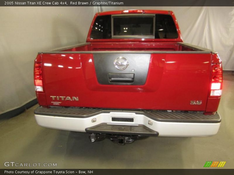 Red Brawn / Graphite/Titanium 2005 Nissan Titan XE Crew Cab 4x4