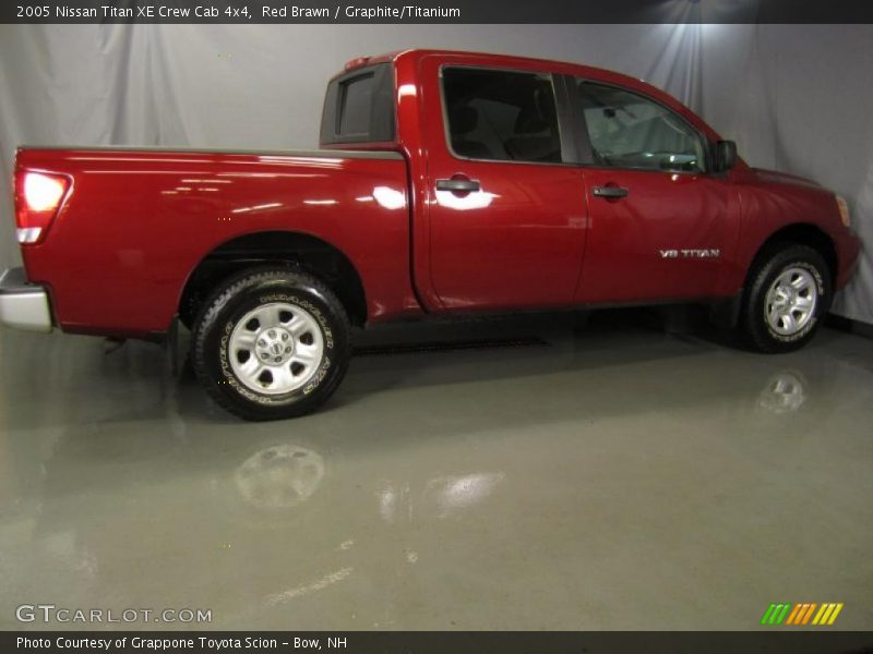 Red Brawn / Graphite/Titanium 2005 Nissan Titan XE Crew Cab 4x4