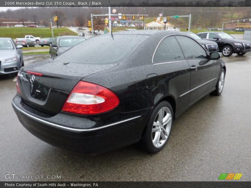 Black / Black 2006 Mercedes-Benz CLK 350 Coupe