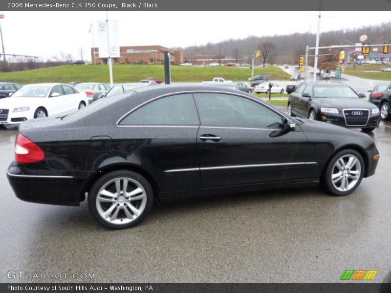 Black / Black 2006 Mercedes-Benz CLK 350 Coupe