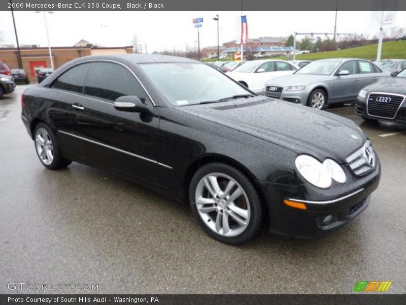 Black / Black 2006 Mercedes-Benz CLK 350 Coupe