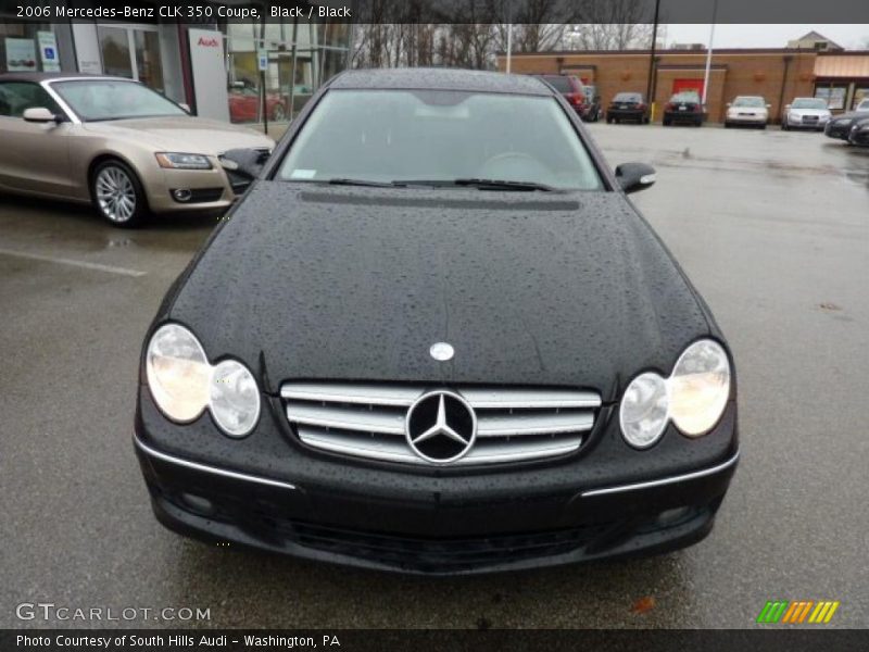 Black / Black 2006 Mercedes-Benz CLK 350 Coupe