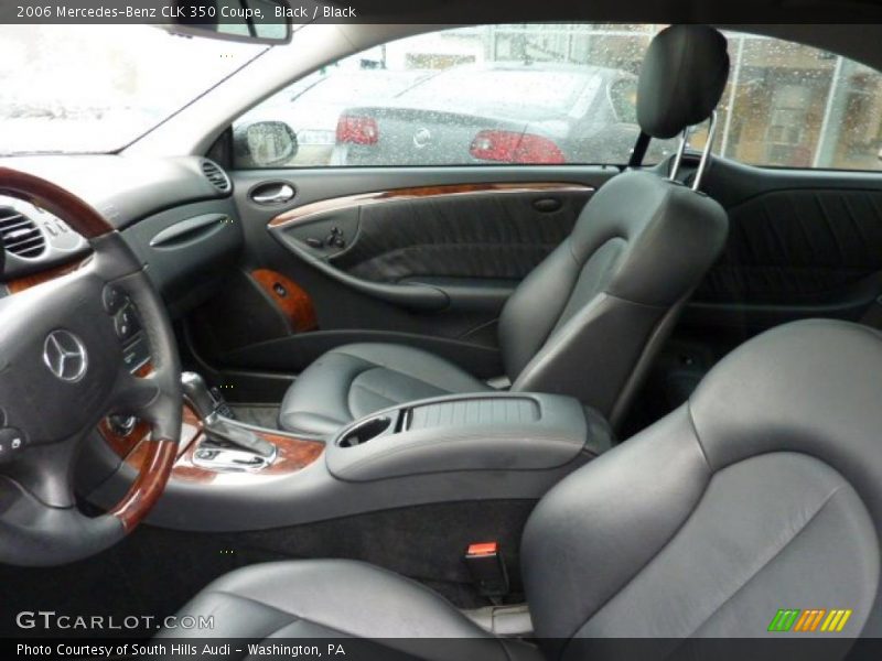 Black / Black 2006 Mercedes-Benz CLK 350 Coupe