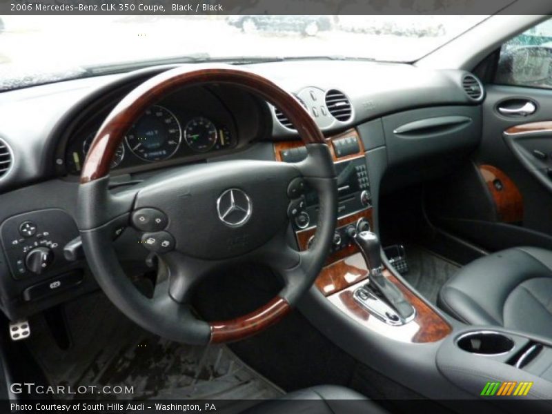 Black / Black 2006 Mercedes-Benz CLK 350 Coupe