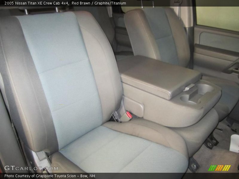 Red Brawn / Graphite/Titanium 2005 Nissan Titan XE Crew Cab 4x4