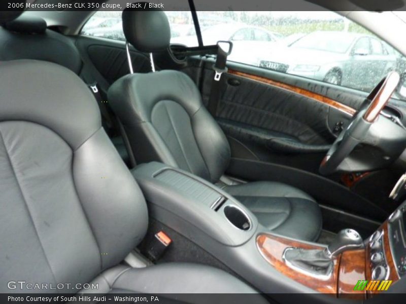 Black / Black 2006 Mercedes-Benz CLK 350 Coupe