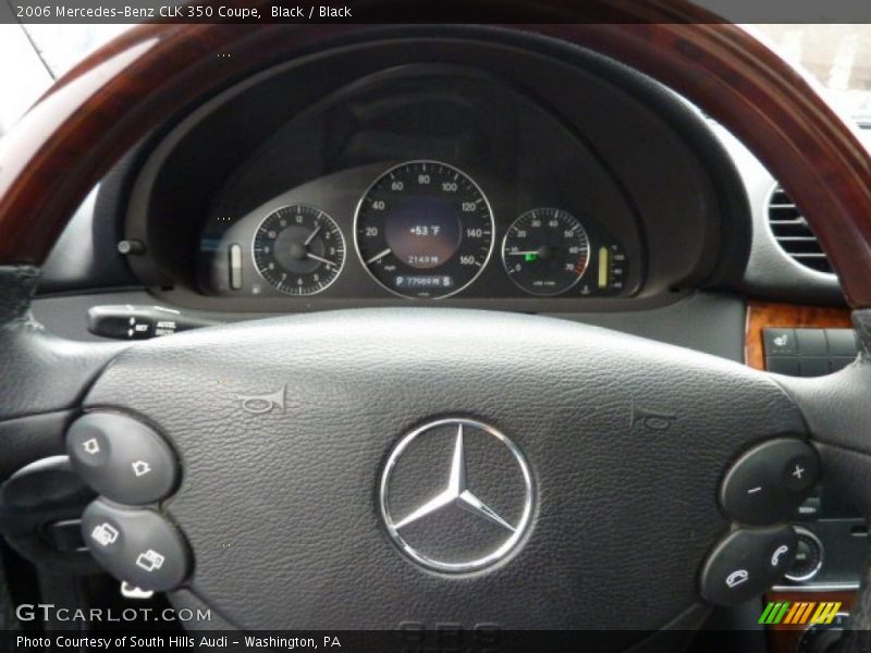 Black / Black 2006 Mercedes-Benz CLK 350 Coupe