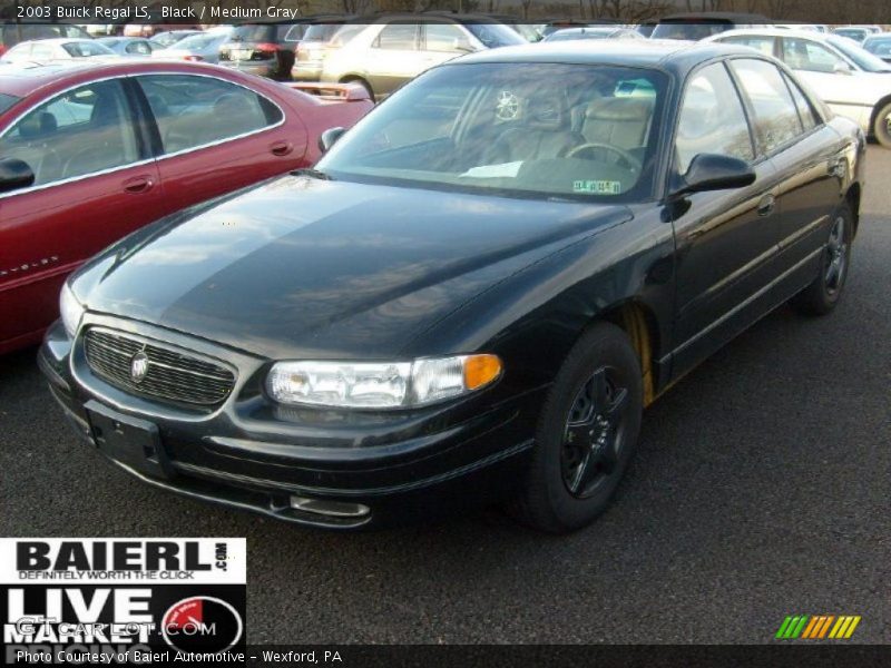 Black / Medium Gray 2003 Buick Regal LS