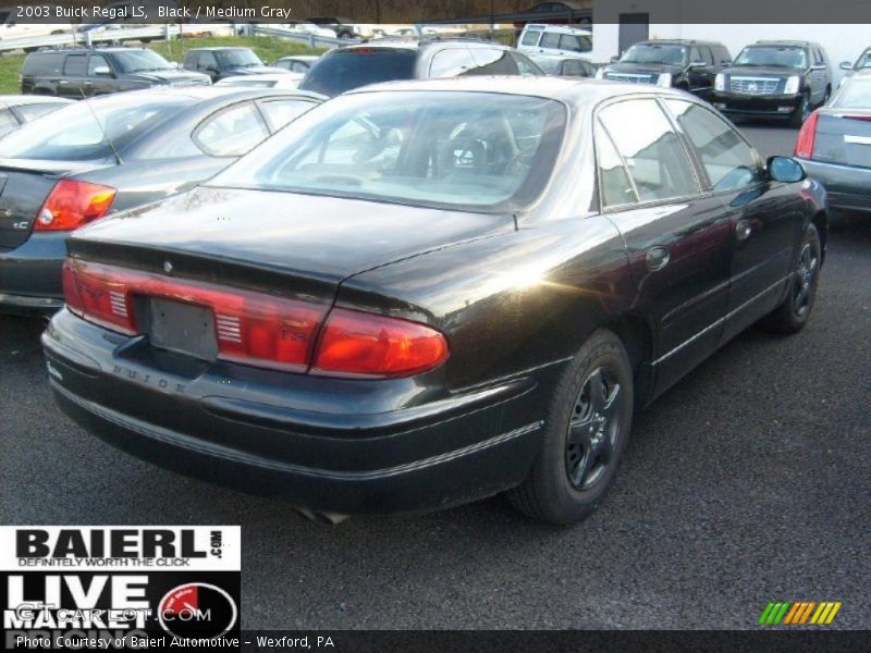 Black / Medium Gray 2003 Buick Regal LS