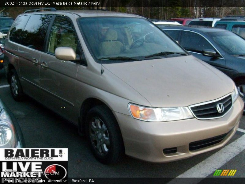 Mesa Beige Metallic / Ivory 2002 Honda Odyssey EX