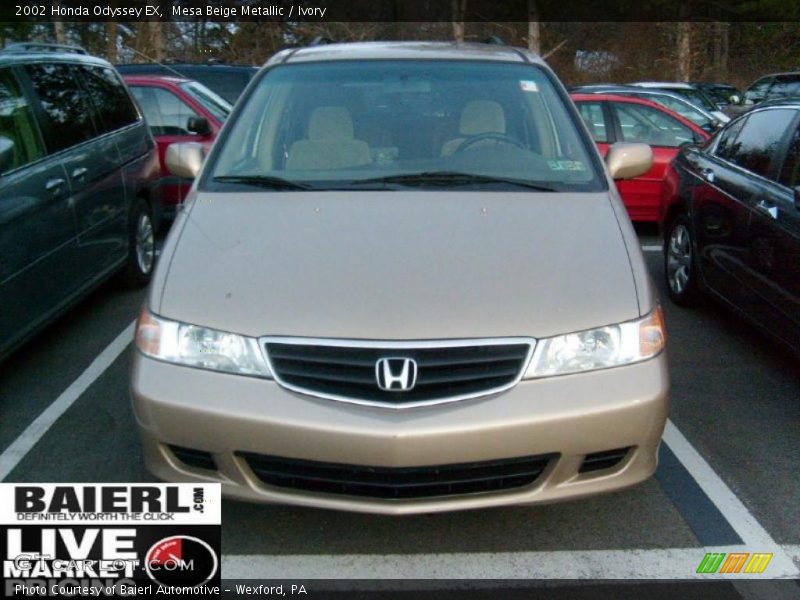 Mesa Beige Metallic / Ivory 2002 Honda Odyssey EX