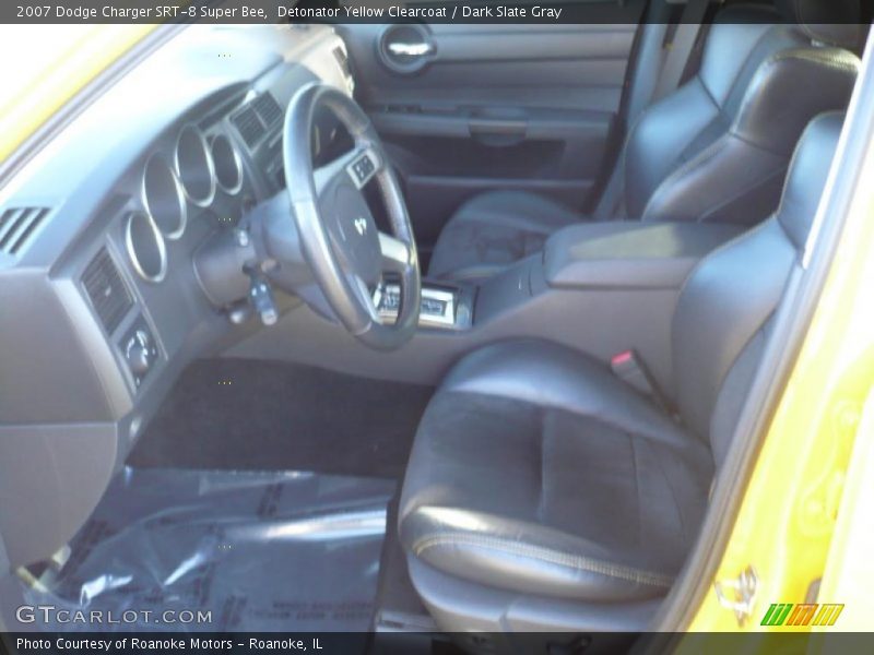 Detonator Yellow Clearcoat / Dark Slate Gray 2007 Dodge Charger SRT-8 Super Bee
