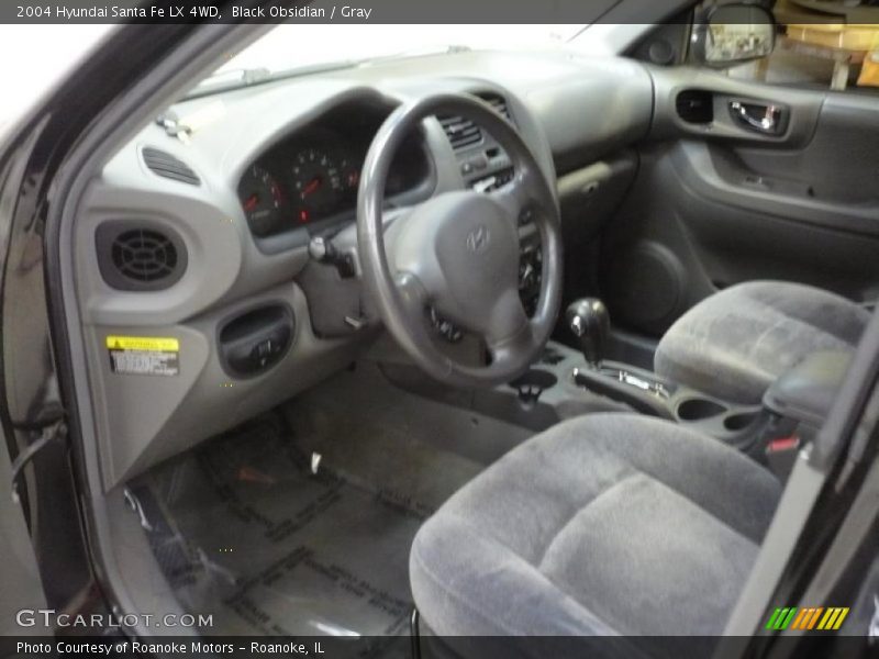Black Obsidian / Gray 2004 Hyundai Santa Fe LX 4WD