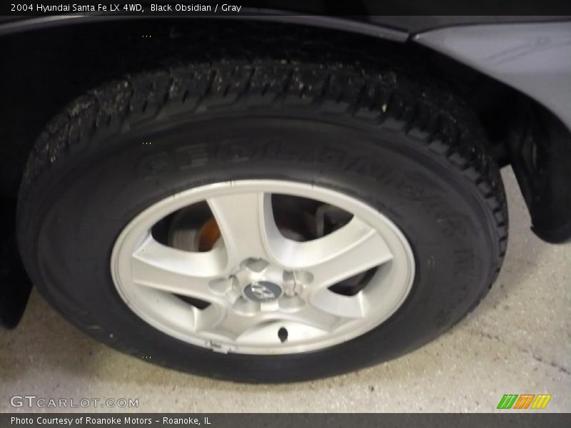 Black Obsidian / Gray 2004 Hyundai Santa Fe LX 4WD