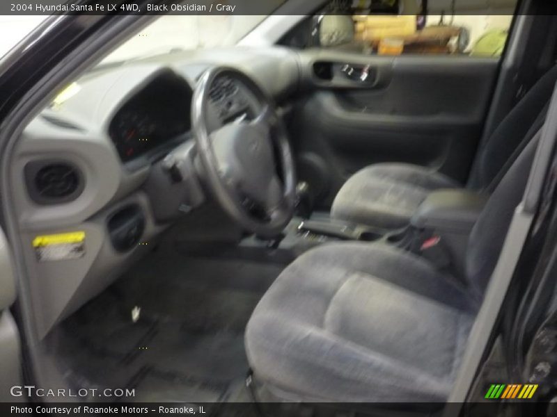 Black Obsidian / Gray 2004 Hyundai Santa Fe LX 4WD