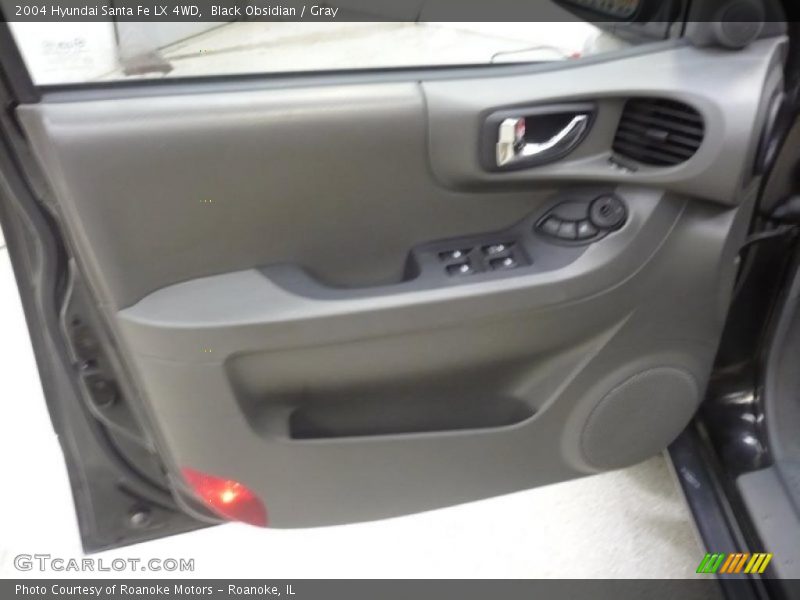 Black Obsidian / Gray 2004 Hyundai Santa Fe LX 4WD