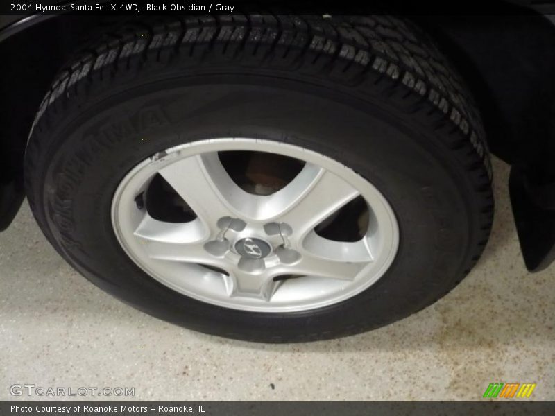 Black Obsidian / Gray 2004 Hyundai Santa Fe LX 4WD