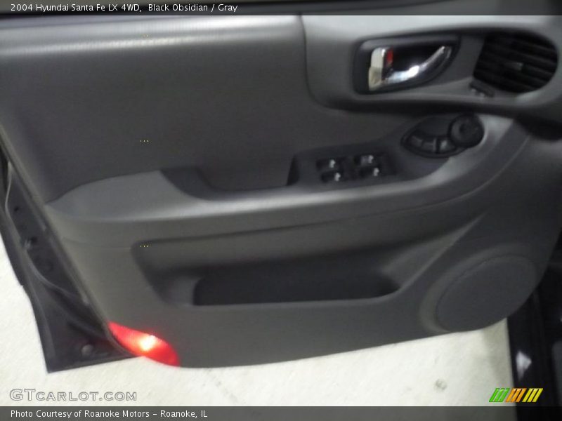 Black Obsidian / Gray 2004 Hyundai Santa Fe LX 4WD