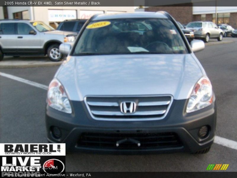 Satin Silver Metallic / Black 2005 Honda CR-V EX 4WD