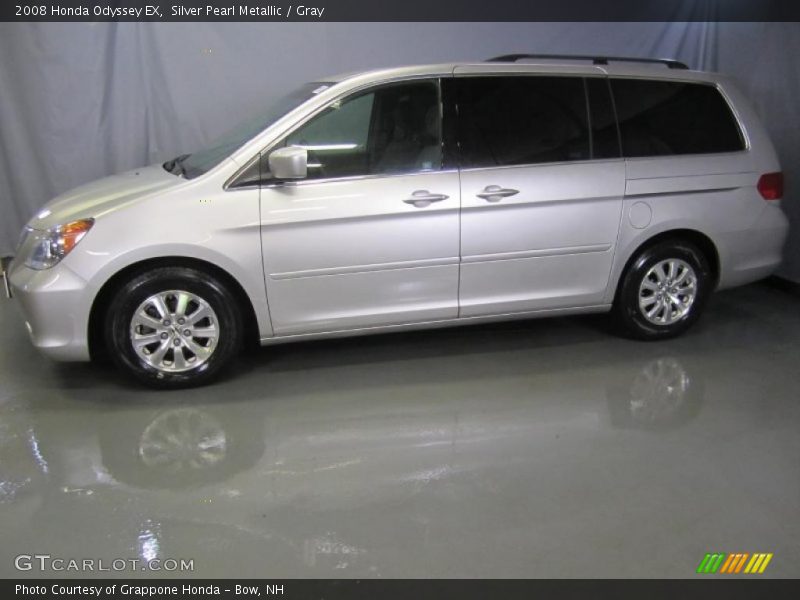 Silver Pearl Metallic / Gray 2008 Honda Odyssey EX