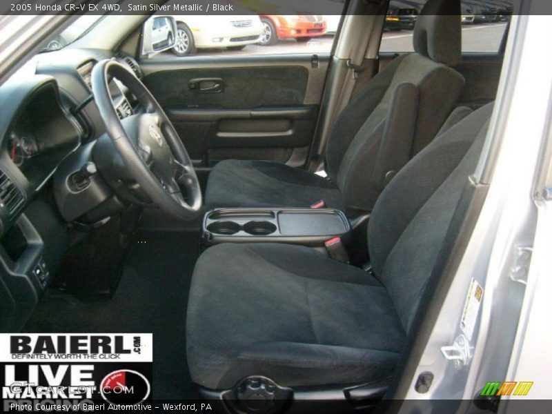 Satin Silver Metallic / Black 2005 Honda CR-V EX 4WD